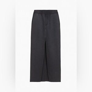 Primark Charcoal Elastic Waist Jersey Maxi Skirt
